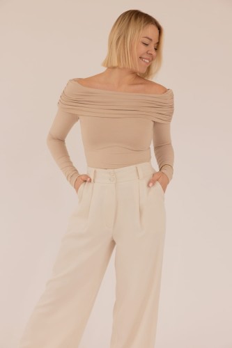 Bluzka Charlotte Beige